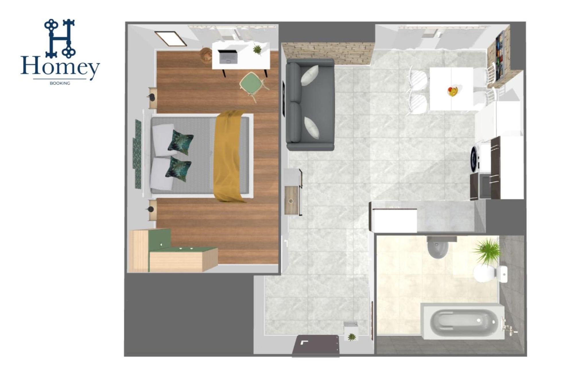 Homey Keola - Parking Prive Gratuit - Aux Portes De Geneve - Au Pied Du Tram - Appartement Avec 1 Chambre Et Un Grand Salon Avec Un Canape-Lit Ambilly Luaran gambar