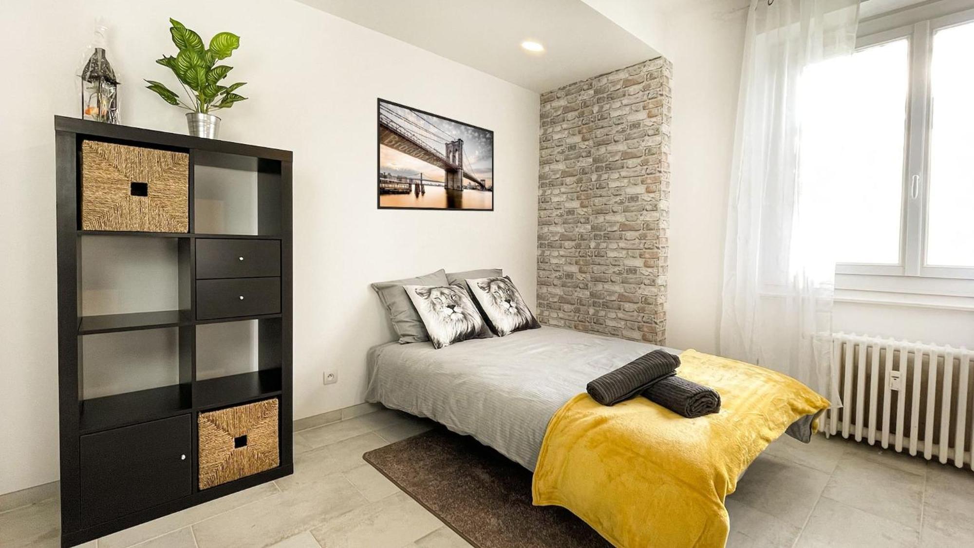 Homey Keola - Parking Prive Gratuit - Aux Portes De Geneve - Au Pied Du Tram - Appartement Avec 1 Chambre Et Un Grand Salon Avec Un Canape-Lit Ambilly Luaran gambar